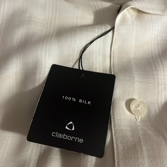 Silk Claiborne men’s shirt. XXL - Picture 4 of 7